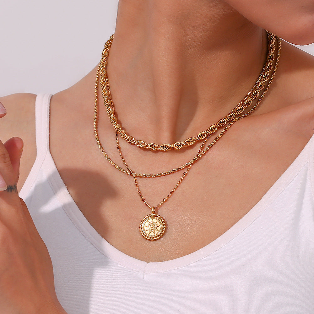 Starlight Gold Pendant Nekclace