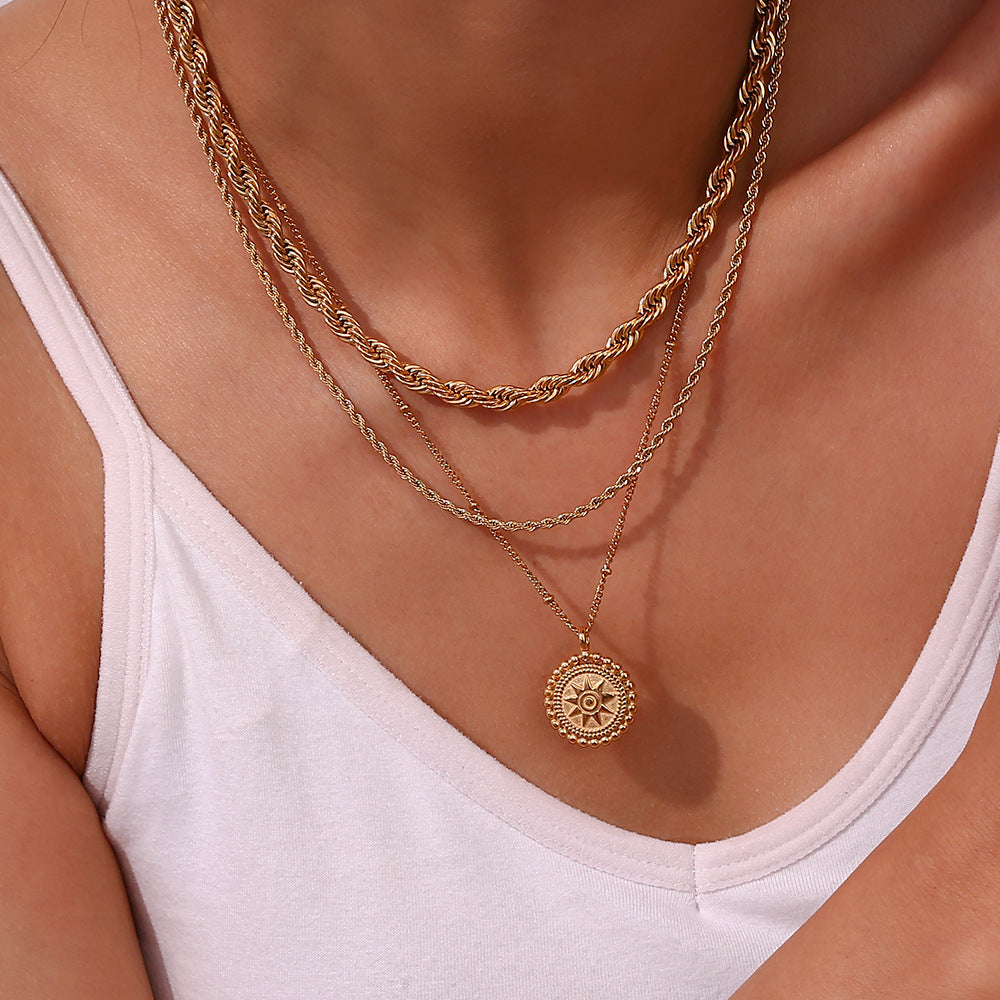 Starlight Gold Pendant Nekclace