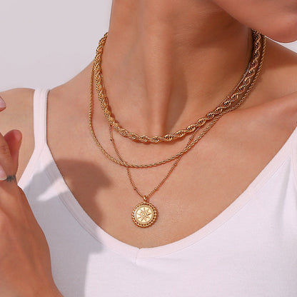 Starlight Gold Pendant Nekclace